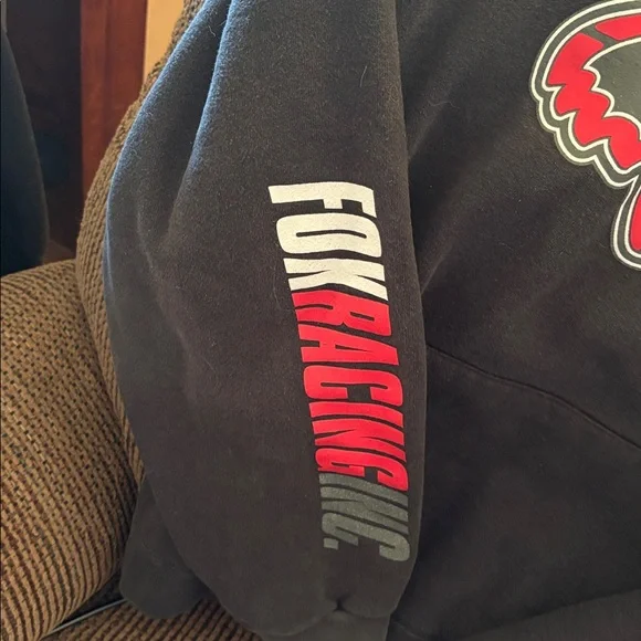 Fox Black and White Hoodie - Picture 3 of 5